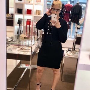 Michael Kors ribbed knit dress